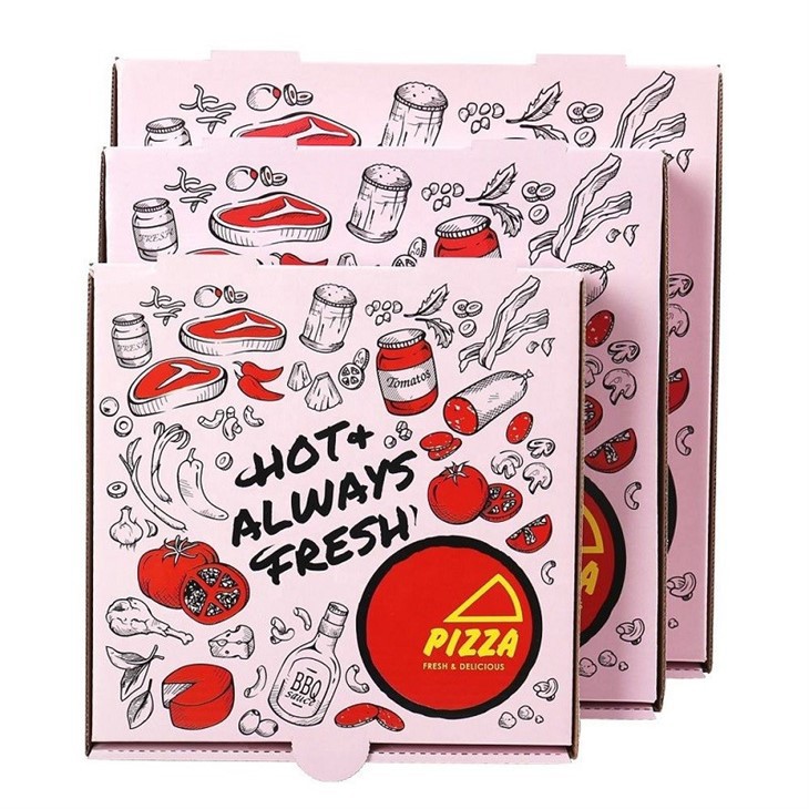 Custom Printed Reusable 12 Inch Pizza Carton